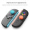 For Switch2  Joystick Cap+D-Pad Button Cap Set for   2 D-PAD Color Button Cap Accessories 9