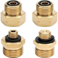 4 darabos gázpalack adapter készlet, gázadapter gázpalack adapter, euró adapter gázpalackokhoz, német gázpalackok töltéséhez