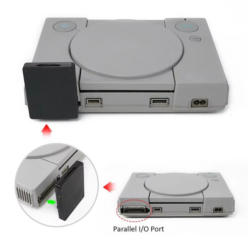 Optical Drive Emulator Kit for PS1 Fat Retro Game Console Gaming Accessories PS1 Game Console with 32G  Card