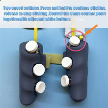DIY Rapid Fire Controller Tablet Game Handle 6 Buttons Pulse Continuous Shooting PUBG Gamepad for 12.5-13.5in Tablets