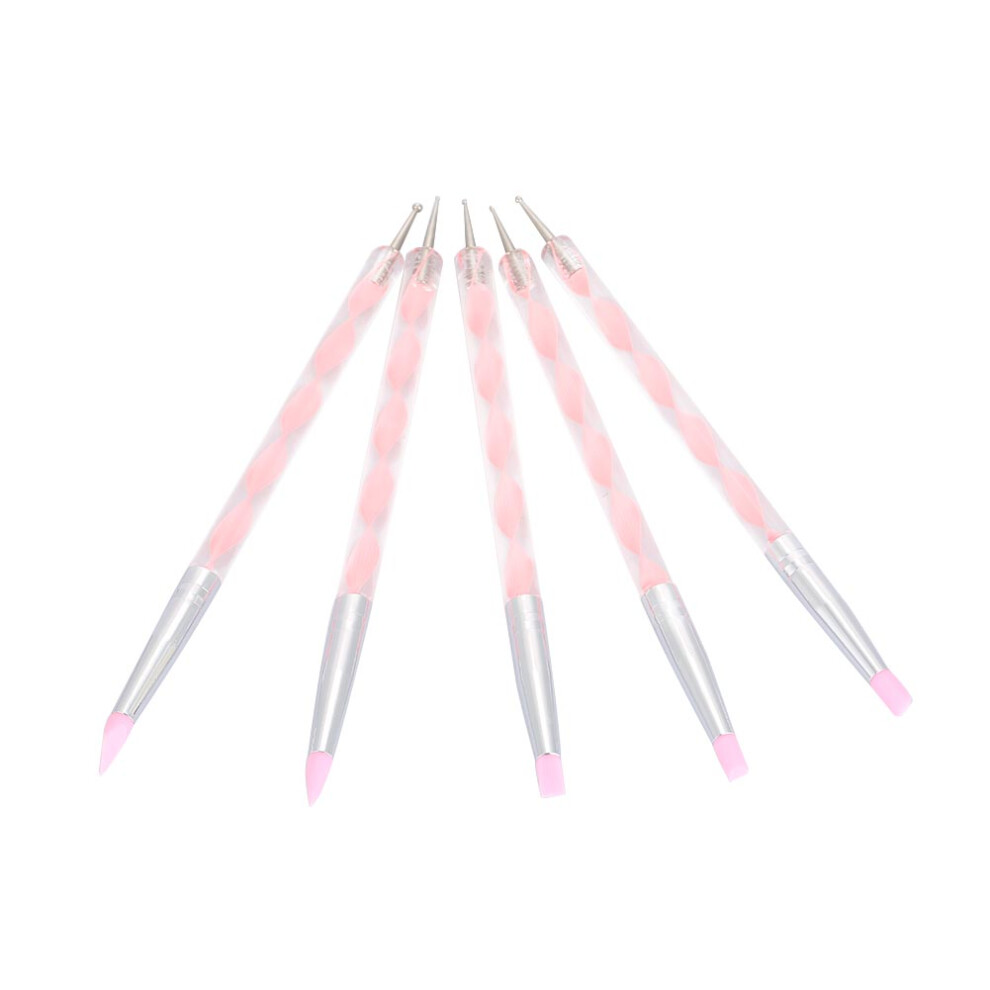 5pcs Dual Ended Sculpture Dotting Pens Silicone
