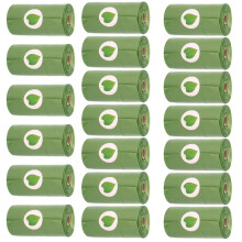 20 À Crottes Biodégradables Vert Pour Animaux