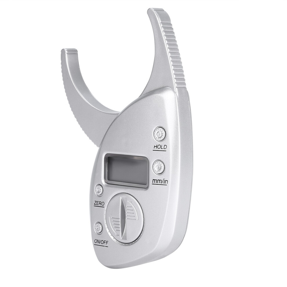 Portable Digital Body Fat Caliper 0-50mm Skinfold Measurement Tester