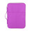 A4 Document Organizer Bag Folder Portfolio Zippered Case Purple Colour 3