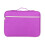 A4 Document Organizer Bag Folder Portfolio Zippered Case Purple Colour 6