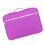 A4 Document Organizer Bag Folder Portfolio Zippered Case Purple Colour 7