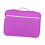 A4 Document Organizer Bag Folder Portfolio Zippered Case Purple Colour 12