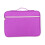 A4 Document Organizer Bag Folder Portfolio Zippered Case Purple Colour 13