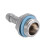 6 pcs Water Cooling Fitting G1/4 Barb Connector 7.5mm Silver 3