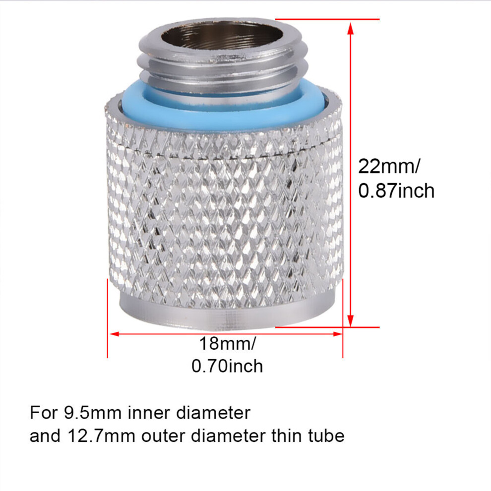 G1/4 Thread Pc Water Cool Barb Connector 7340572693167