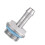 6 pcs Water Cooling Fitting G1/4 Barb Connector 7.5mm Silver 8