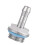 6 pcs Water Cooling Fitting G1/4 Barb Connector 7.5mm Silver 12