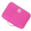 A4 Zippered Document Holder Folder Portfolio Organizer Rose Red 14