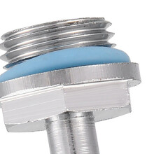 6 pcs Water Cooling Fitting G1/4 Barb Connector 7.5mm Silver