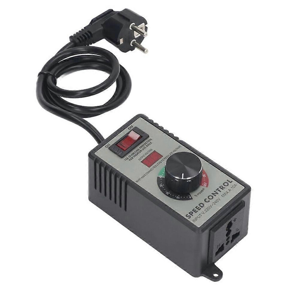 Ac Motor Speed Controller Angle Grinder Fan Variable Speed Controller 10A Universal European Plug Ac220 To 240V 4000W 6935161851694