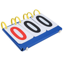 Portable Sports Scoreboard for Table Tennis & Basketball, 3-Digit, PVC, 26x17.5cm