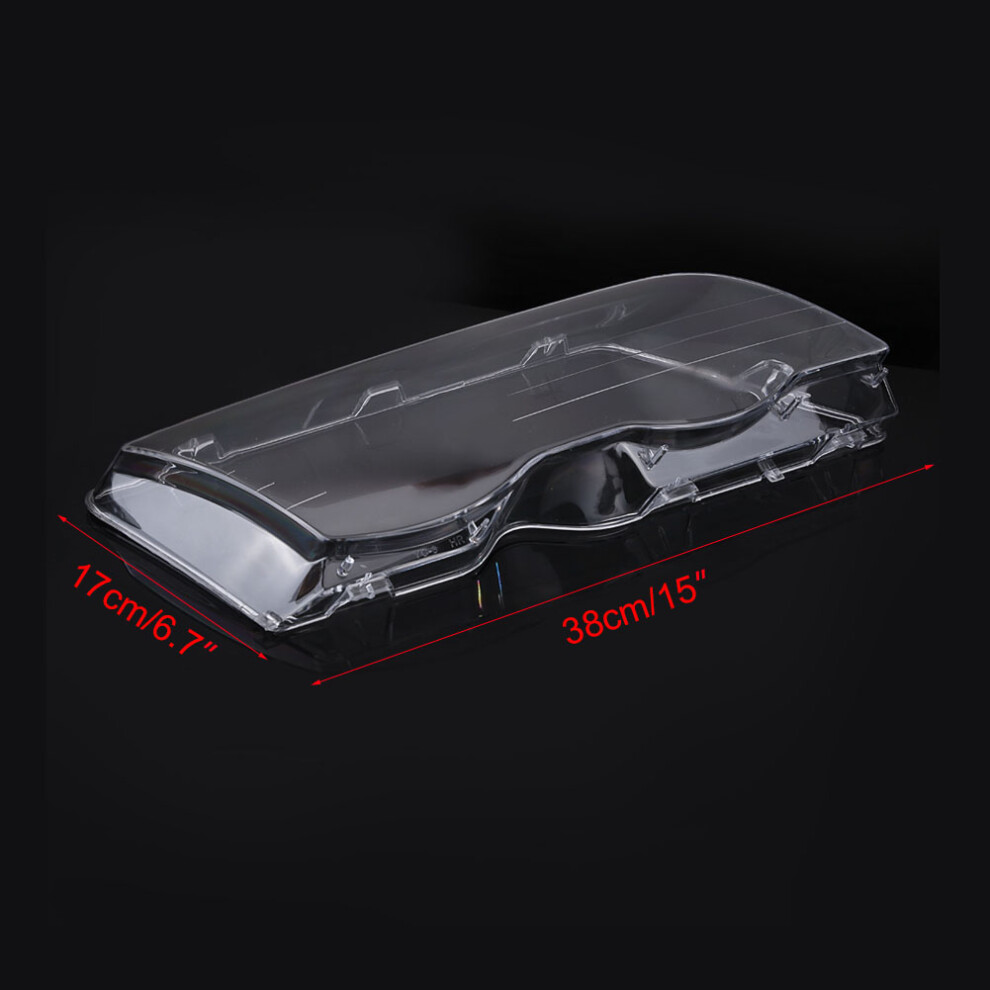 Pair Of Clear Headlamp Lenses Bmw E46 4Dr 7293282741171