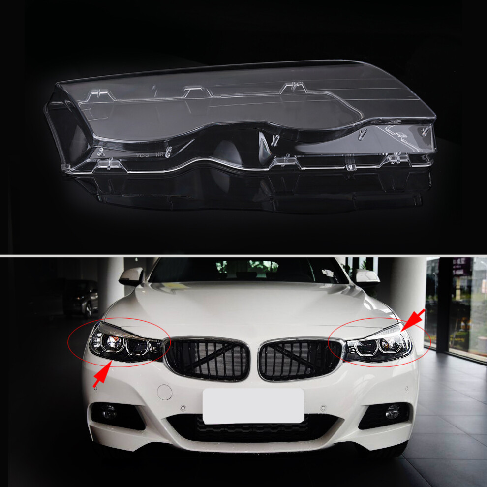 Bmw E46 Headlight Lens Set Left & Right 7293282727731