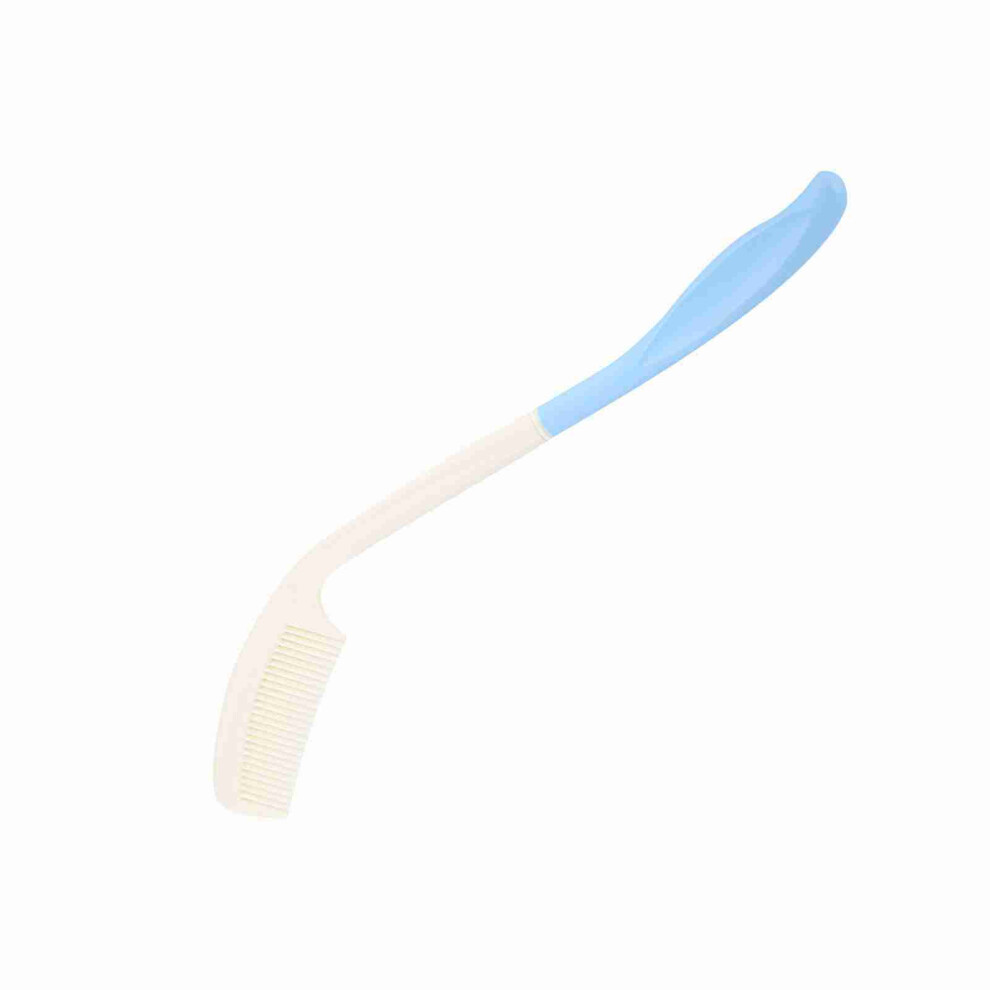 Curved Handle Hair Comb for Limited Mobility