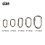 180Pcs Fishing Split Rings Stainless Steel 4