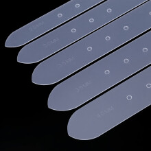 5Pcs Translucent Leather Belt Buckle Hole Templates 25/30/35/38/40mm