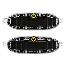 2 Stück kabelloses LED-Solarstroboskoplicht wasserdicht für Motorrad, Auto, Motorrad-LKW, Antikollisionswarnlicht, Signallampe,