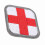 Medizinisches Stickpatch - 5x5cm mit Klettverschluss 7