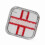 Medizinisches Stickpatch - 5x5cm mit Klettverschluss 5