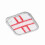 Medizinisches Stickpatch - 5x5cm mit Klettverschluss 10