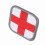 Medizinisches Stickpatch - 5x5cm mit Klettverschluss 6