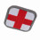 Medizinisches Stickpatch - 5x5cm mit Klettverschluss 9