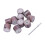 10Pcs 15Mm Δίσκος τροχού ταινίας λείανσης 80/120/240/320/600Grit Περιστροφικά εργαλεία για Dremel 4