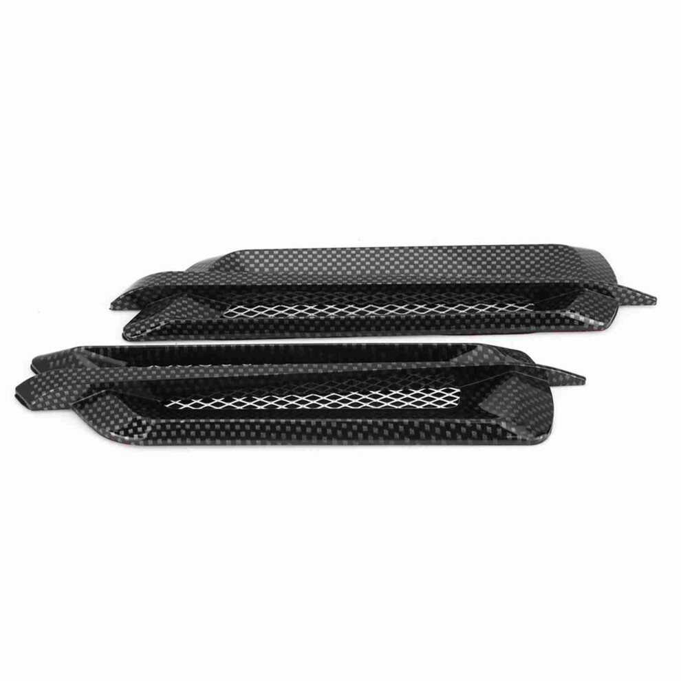 2Pcs Carbon Fibre Side Vent Covers 7293282706149