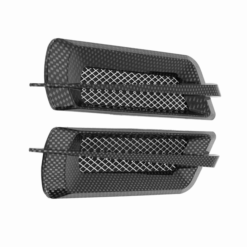 2Pcs Carbon Fibre Side Vent Covers 7293282727717