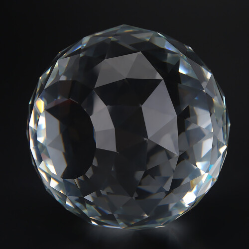 80mm Crystal Prism Ball Hardware Decor