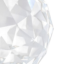 Clear Cut Glass Ball 60mm 2.36in