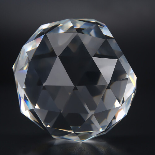 K9 Crystal Prism Ball 80mm Home Decor