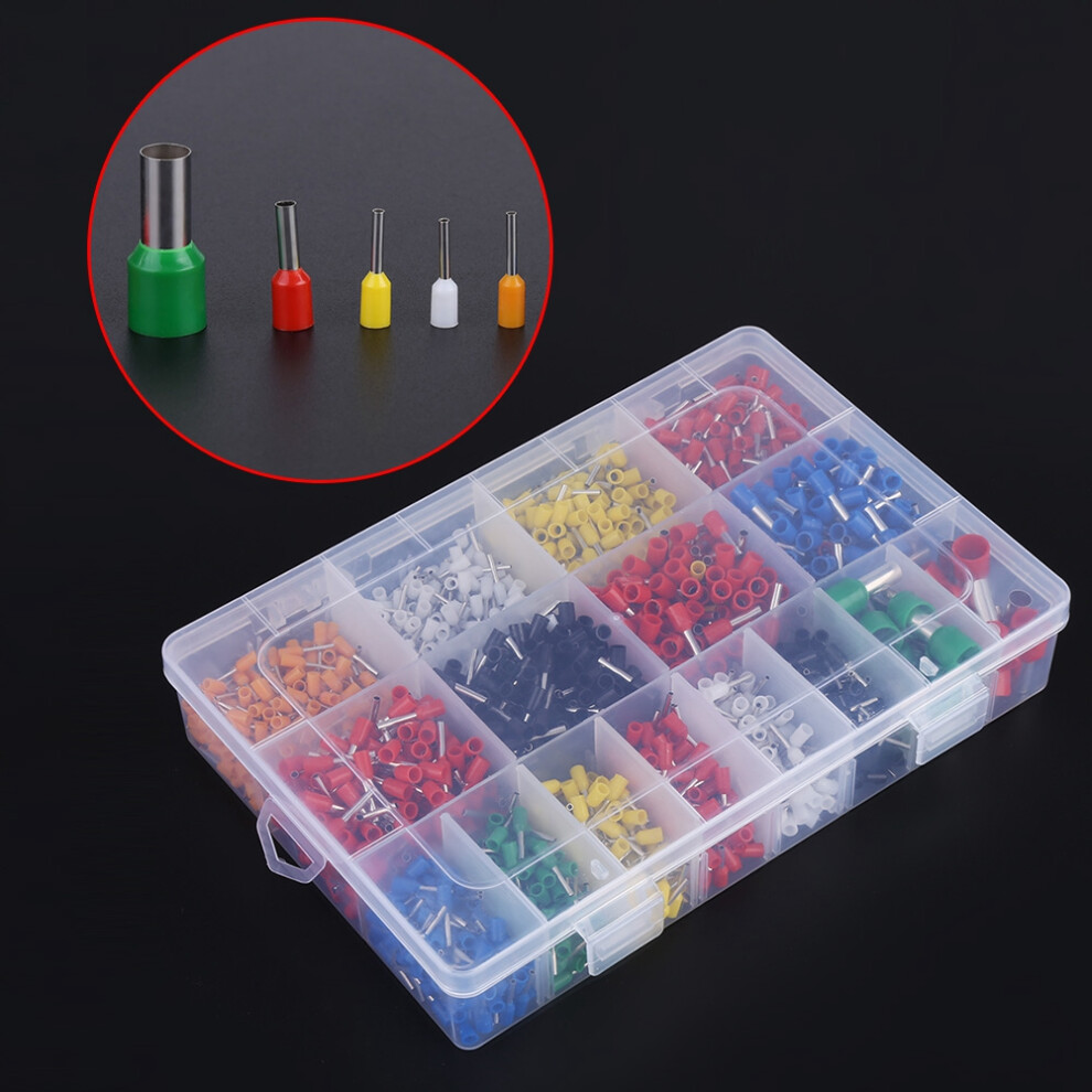 Copper Wire Crimp Connectors 2120Pcs Insulated End Terminals 22Awg-5Awg 9321393005849