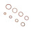 Assorted Copper Sump Plug Washers Set For Car Generators And Machinery\‘ 13
