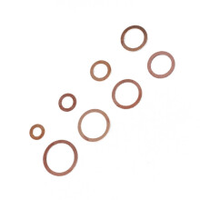 Assorted Copper Sump Plug Washers Set For Car Generators And Machinery\‘