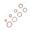 Assorted Copper Sump Plug Washers Set For Car Generators And Machinery\‘ 1