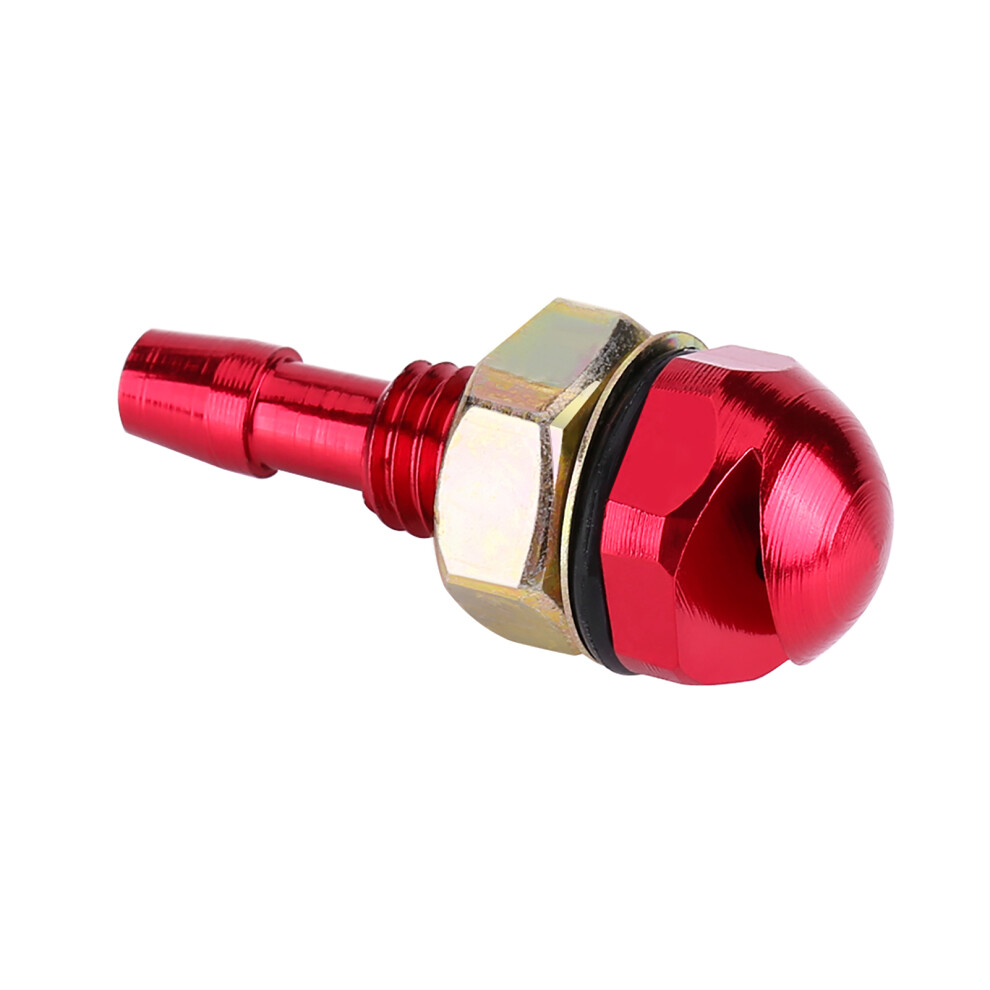 Auto Windshield Washer Nozzle 2Pcs Aluminum Alloy Front Spray Jets For Vehicles Red 4981393005819