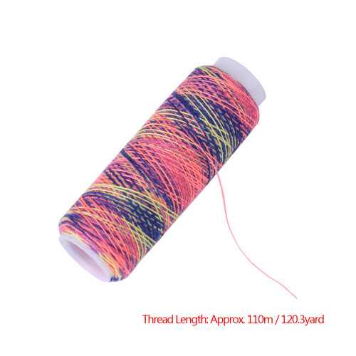 Sewing & Quilting Embroidery Thread Spools 5pcs Multicolour Gradient Accessory 2