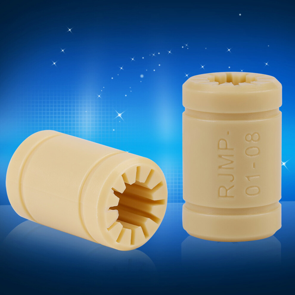 8x Solid Polymer LM8UU for RepRap & Prusa