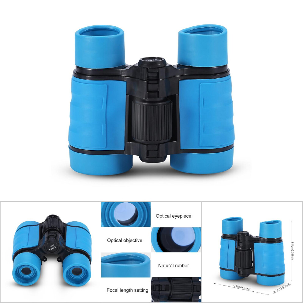 Jumelles 4X30 Enfant - Pour Birdwatching Et Activitã©S Extã©Rieures Blue 7641393006199