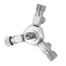 Aquarium CO2 Splitter Valve 3 Way Dispenser for Freshwater Fish Tanks Durable