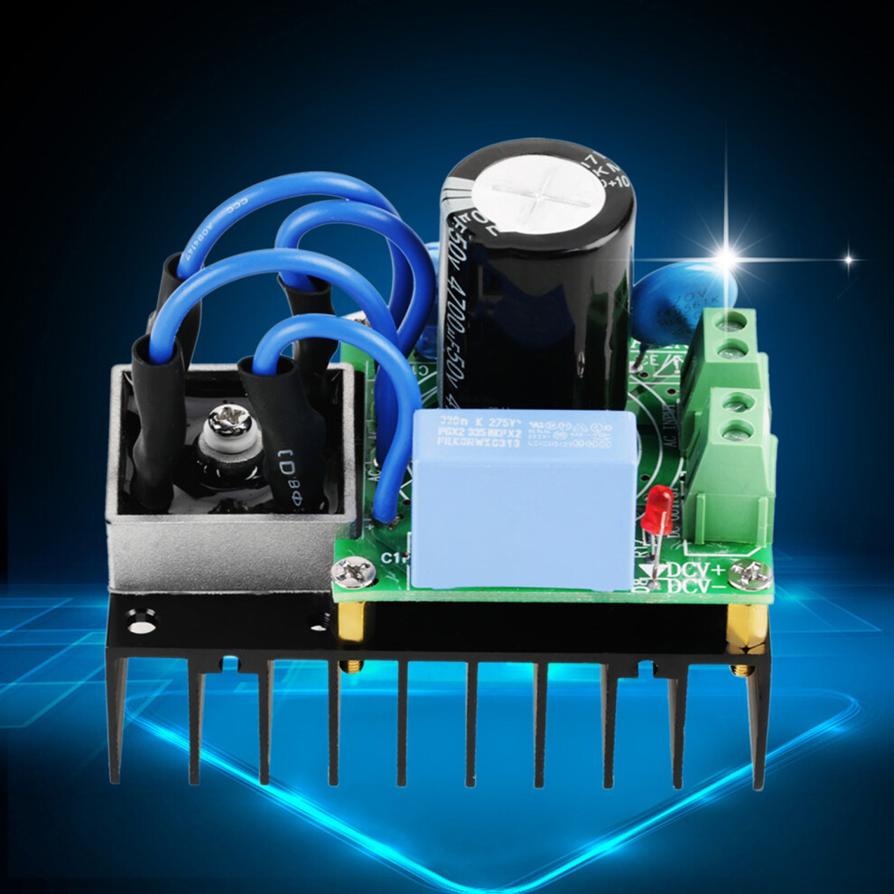 Universal AC-DC Rectifier 10A 5-34VAC Input