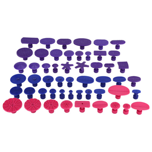 52Pcs Car Dent Removal Pulling Tabs Set, Paintless Repair Tools, Multi-Size 1