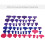 52Pcs Car Dent Repair Pulling Tabs Kit Paintless Dent Removal Tools 8