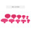 52Pcs Car Dent Removal Pulling Tabs Set, Paintless Repair Tools, Multi-Size 6